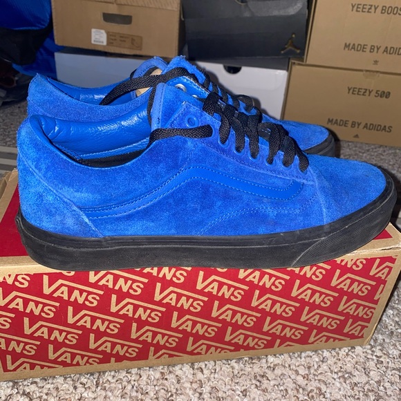 Vans blue suede